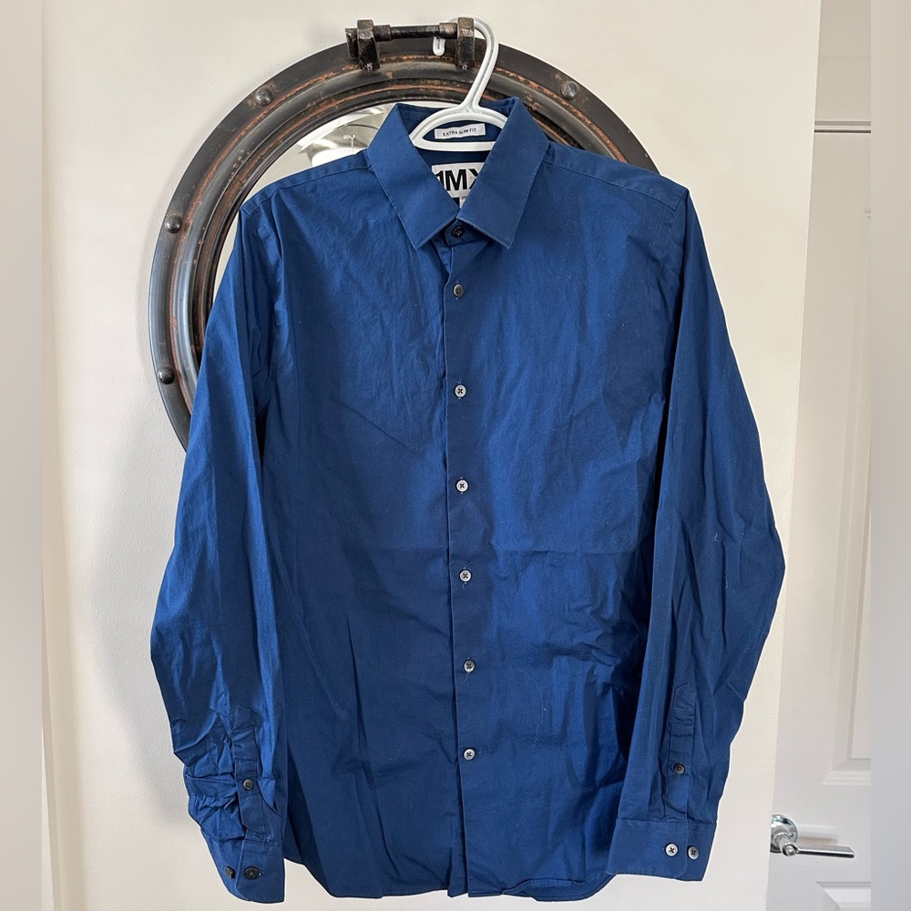 M/M 15-15.5 Men’s Express Button Up Dress Shirt